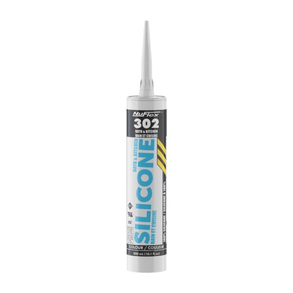 Nuco - NuFlex 302 Bath and Kitchen 100% Silicone Sealant 300…