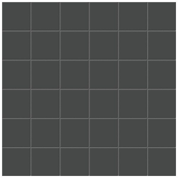 Anatolia Mosaic Unglazed Soho Retro Black Matte 12" x 12"