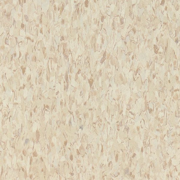 Armstrong Vinyl Tiles Standard Excelon Imperial Texture Sandrift White Glue Down 12" x 12"